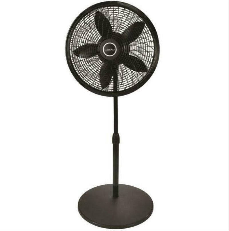 Lasko 18″ Adjustable Cyclone Pedestal Fan - Black