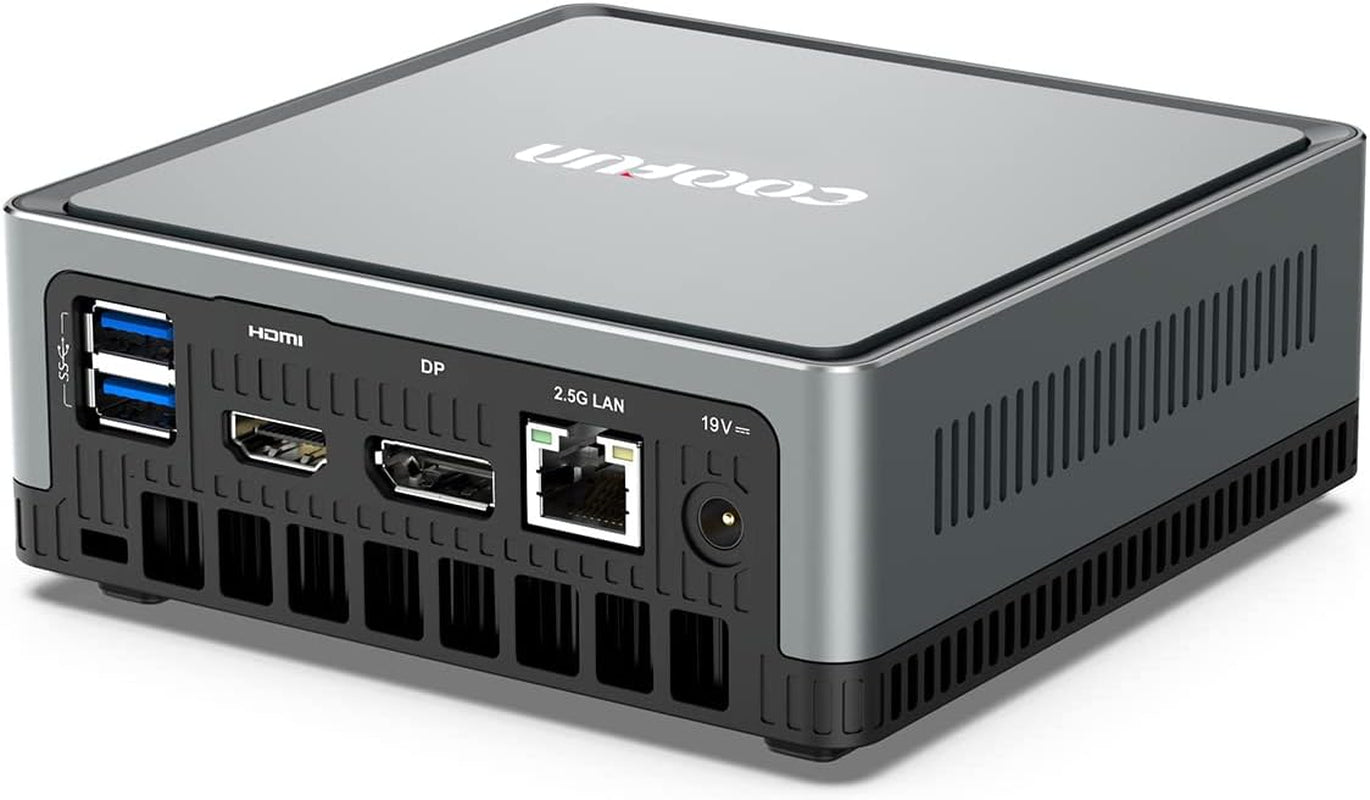UM350 Mini PC 16 GB RAM 512 GB Pcie SSD AMD Ryzen 5 3550H Mini Computers with Upgradable Radeon Vega 8 Graphics, Dual-Band Wi-Fi, 4K HDMI/DP/USB-C Desktop Computer