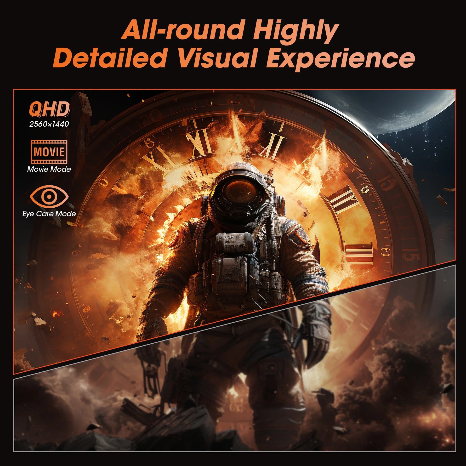 24" 2K 1440P Gaming Monitor, 180Hz QHD Computer Monitor, New Pc Monitor, G2421V