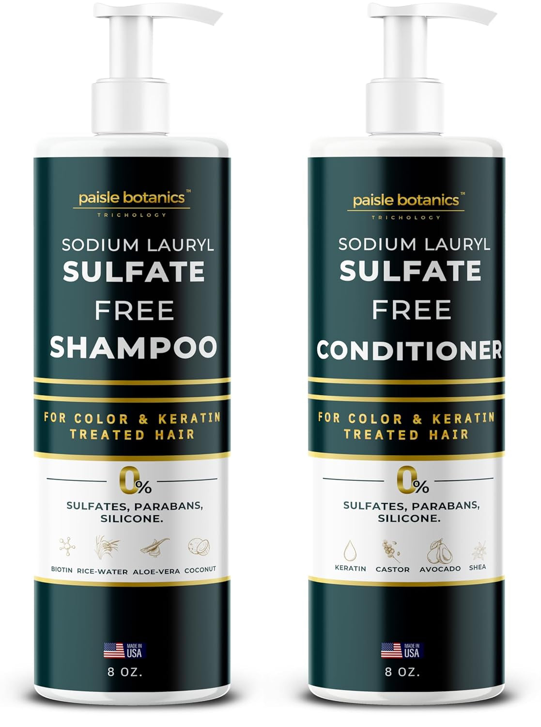 Revitalize Color-Treated Hair with Our All-Natural SLS and Paraben-Free Shampoo and Conditioner Set for Daily Use