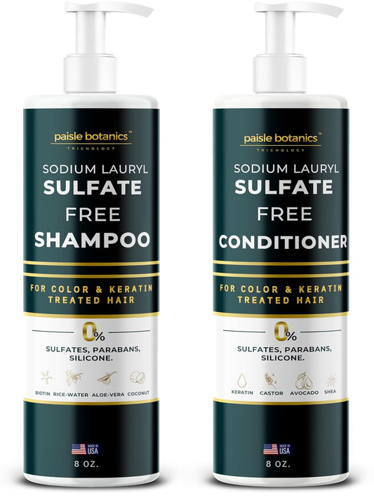 Revitalize Color-Treated Hair with Our All-Natural SLS and Paraben-Free Shampoo and Conditioner Set for Daily Use