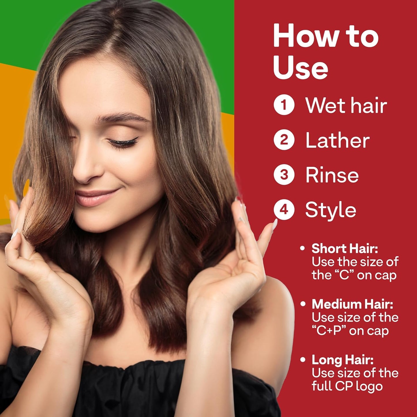 Sulfate-Free Volume Shampoo for Women with White Nectarine Fragrance