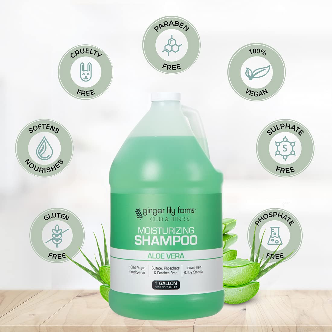 Transform your hair care routine with our 100% Vegan & Cruelty-Free Club & Fitness Moisturizing Shampoo! 🌿✨ Enjoy the refreshing Aloe Vera scent in a generous 1 Gallon refill for all hair types! 💧💚 #HairCare #VeganBeauty #CrueltyFree