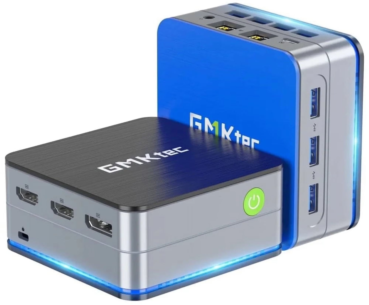 Mini PC, 12GB RAM 512GB SSD, Intel N150(Up to 3.6Ghz), Windows 11 Pro Deaktop Mini Computer, 3X USB3.2, Dual HDMI 2.0, Dual RJ45 Ethernet, Nucbox G2 Plus