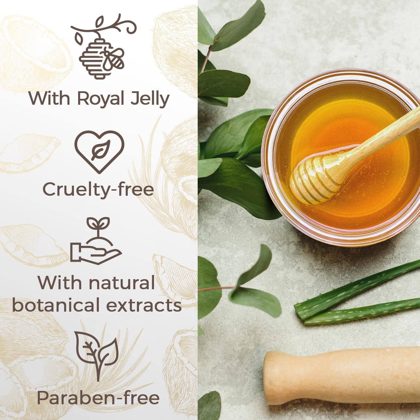 Revitalize Your Locks with Our Ultra Hydration Shampoo! 🌴✨ Infused with Coconut Oil & Royal Jelly for Ultimate Nourishment! Say Goodbye to Frizz and Hello to Healthy, Strong Hair! 💦💁‍♀️ #HairCare #Hydration #HealthyHair