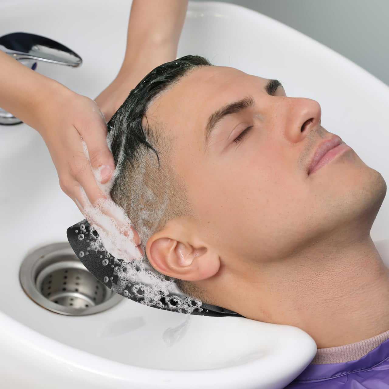 Transform Your Salon Experience with Our Ergonomic Shampoo Neck Rest Cushion – Ultimate Comfort for All Ages!