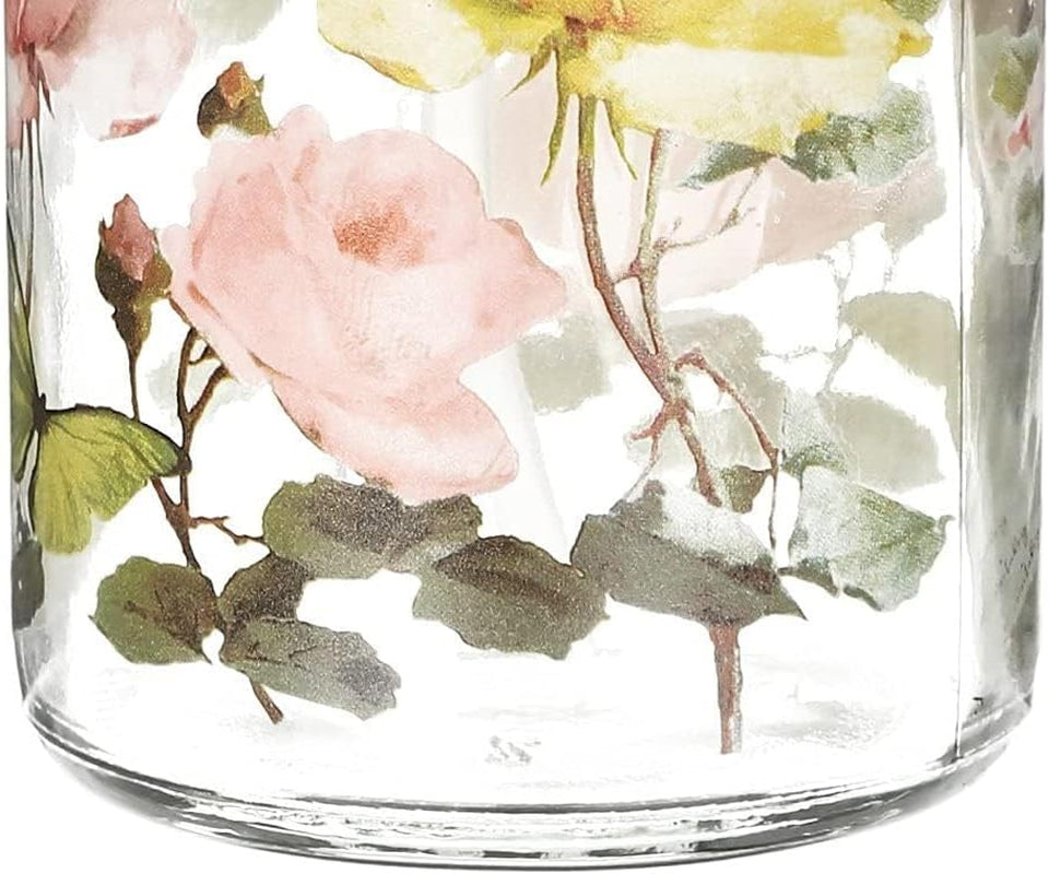 Refillable 17 Oz Glass Soap Dispenser with Pump for Bathroom and Kitchen