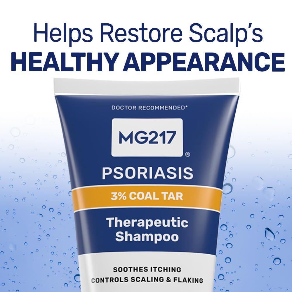 Say goodbye to psoriasis discomfort! Our 3% Coal Tar Shampoo & Conditioner tackles itching, scaling, and flaking for a healthier scalp. 🌟🧴 #PsoriasisRelief #HealthyScalp